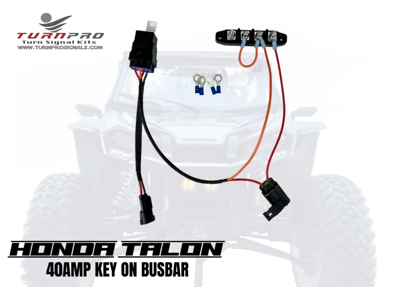 TurnPro Honda Talon Under Hood “Keyed On” 40AMP Power Bus Bar 