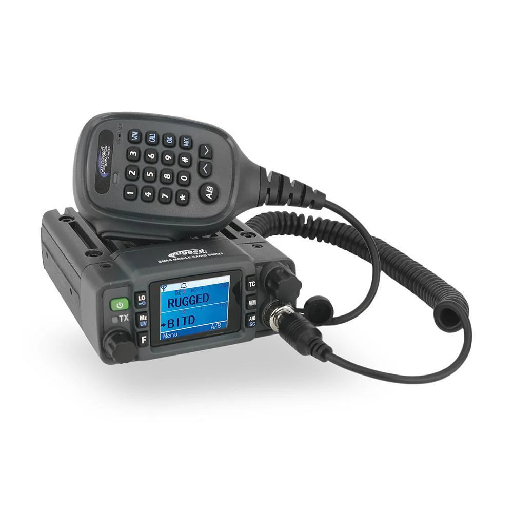 Rugged GMR25 Waterproof GMRS Mobile Radio