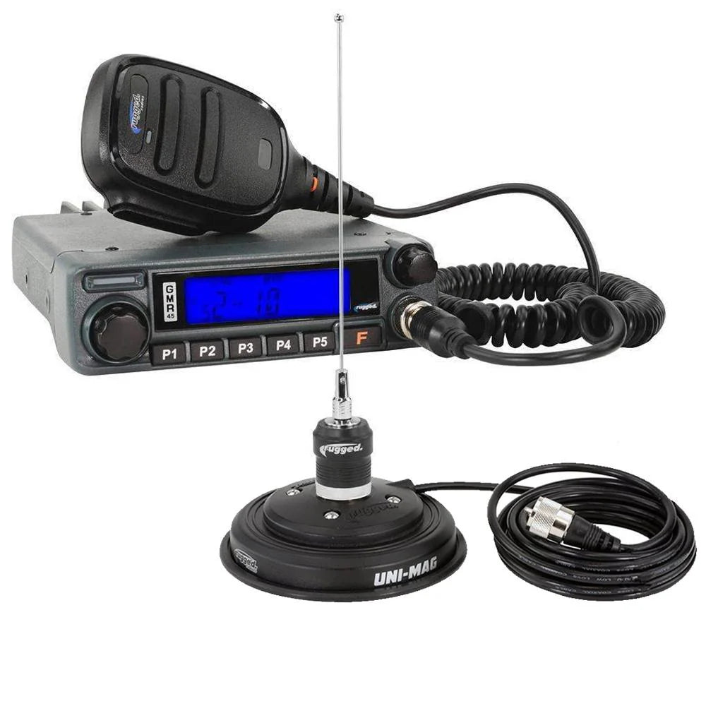 Radio Kit - Rugged GMR45 Waterproof GMRS Mobile Radio W/Antenna